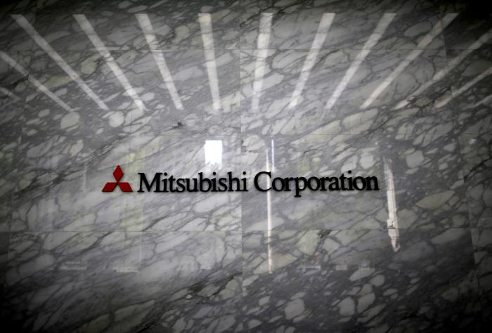 The logo of Mitsubishi Corporation is displayed at the entrance of the company headquarters building in Tokyo, Japan, April 26, 2016.   REUTERS/Issei Kato