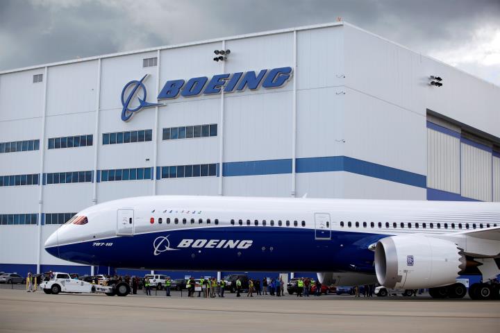 A Boeing 787-10 Dreamliner taxis past the Final Assembly Building at Boeing South Carolina in North Charleston, South Carolina, United States, March 31, 2017. REUTERS/Randall Hill/File Photo