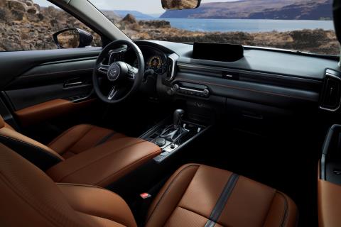 The 2023 Mazda CX-50 SUV is seen at River Gorge on the Columbia River near Ellensburg, Washington, U.S., in an undated promotio<em></em>nal photograph provided by Mazda. Mazda/Handout via REUTERS. 