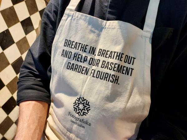 Aprons that capture CO2 from the air are piloted at restaurant, in Stockholm