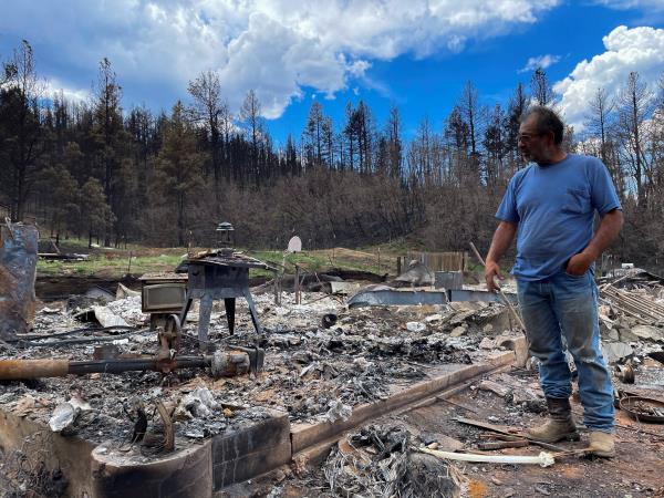 New Mexicans look to Biden after wildfire