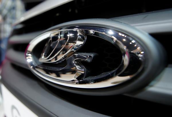 The logo of Lada is pictured on a car produced by the Russian automaker Avtovaz during the 2018 Moscow Internatio<em></em>nal Auto Salon in Moscow