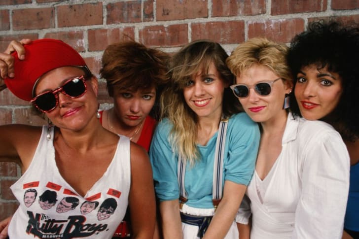 Belinda Carlisle, Gina Schock, Kathy Valentine, Charlotte Caffey, Jane Wiedlin