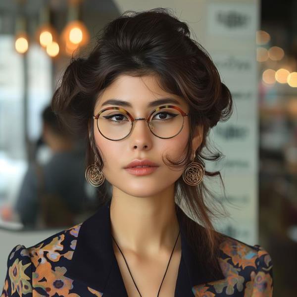 AI made image of Mia Khalifa wearing a North Korean hair cut