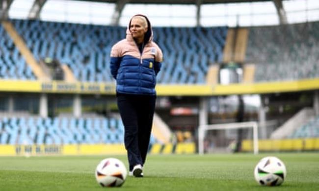 Sarina Wiegman, the manager of the England women’s team.