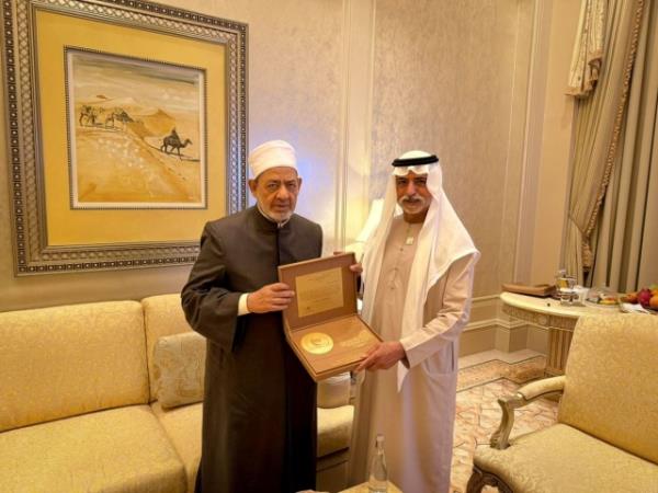 The Sheikh of Al-Azhar appreciates the efforts made to help the UAE nation and spread the values ??of tolerance and coexistence.