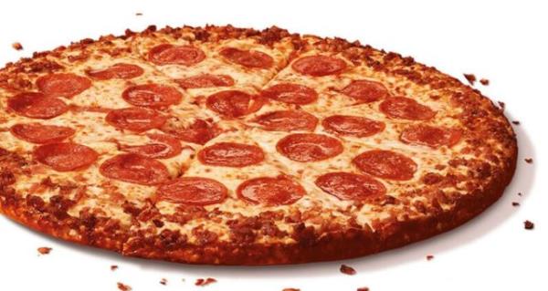 Little Caesars Bacon Crust Pepperoni Pizza