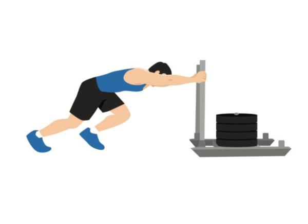 sled push illustration exercise