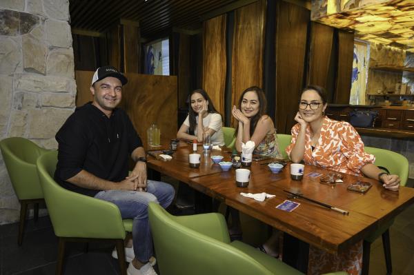 From Left to Right: KOKU’s owner, Dato’ Sri Shaheen Shah, ?Anna Joblings, Maya Karin and Yasmin Hani Ismail Richardson.