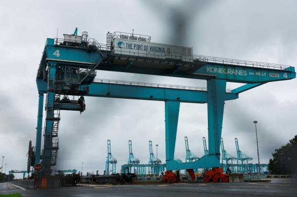 A general view shows the Port's Maritime, as port workers from the Internatio<em></em>nal Longshoremen's Association (ILA) participate in a strike, in the Virginia Internatio<em></em>nal Gateway in Portsmouth, Virginia October 1, 2024. — Reuters pic  