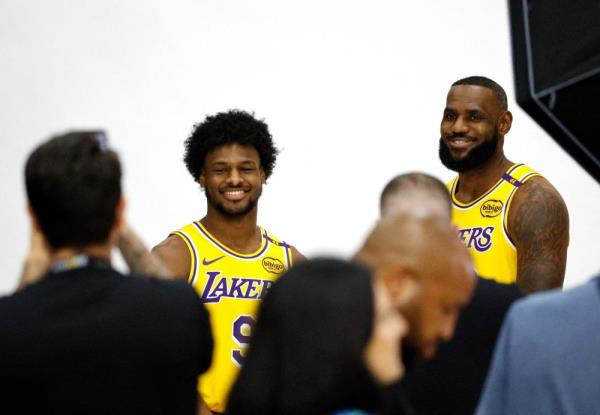 Game on: LeBron’s finds new fire as he teams up with son Bro<em></em>nny for Lakers’ Nba<em></em>season