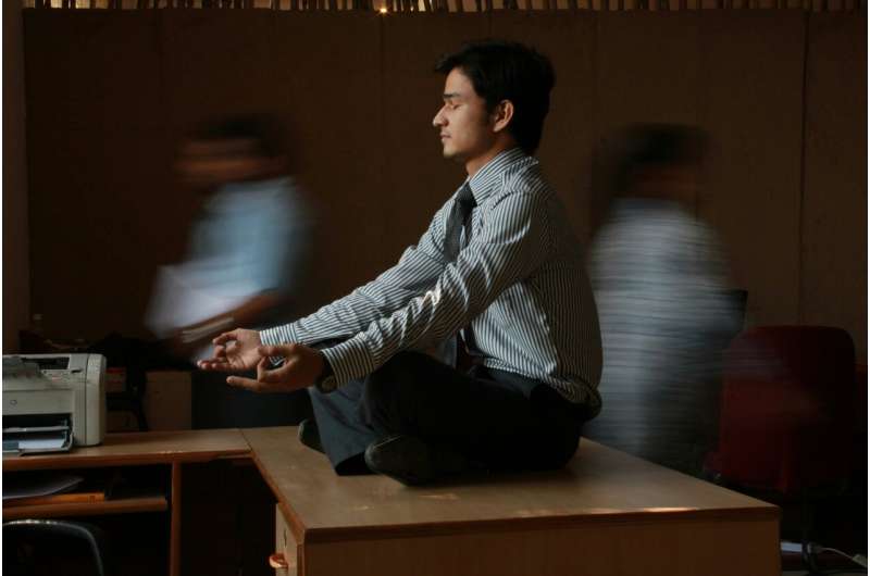 yoga at work