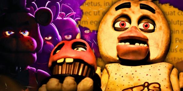 Chica holding a cupcake in Five Nights at Freddy's