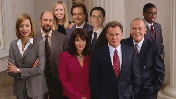 The cast of The West Wing