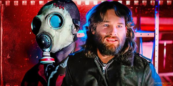 The gas mask guy from Teacup's poster with Kurt Russell's MacReady from The Thing