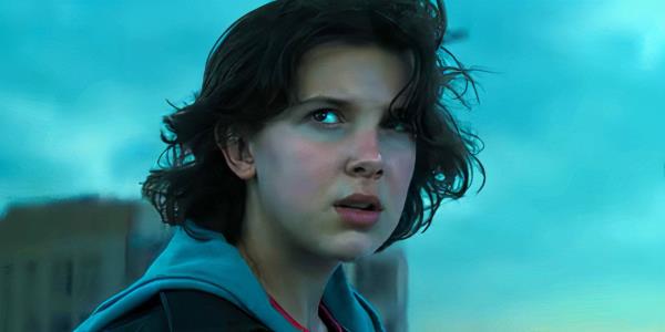 Millie Bobby Brown fighting in Godzilla King of the Monsters