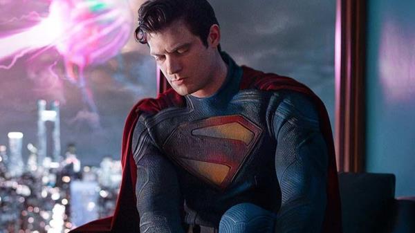 David Corenswet as Superman in the DCU reboot.