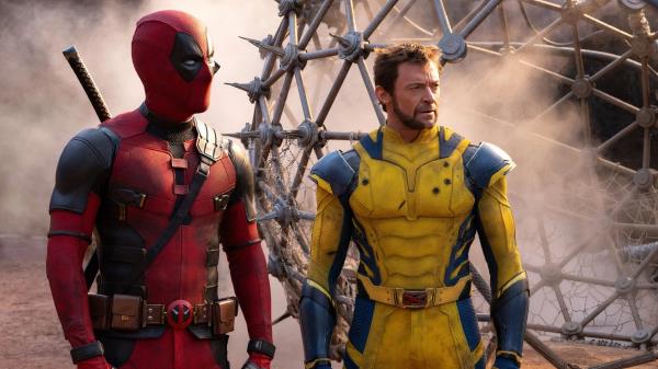 Ryan Reynolds and Hugh Jackman in Deadpool & Wolverine (2024)