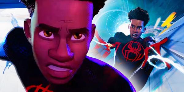 Miles Morales as Spider-Man in Spider-Man Across the Spider-Verse