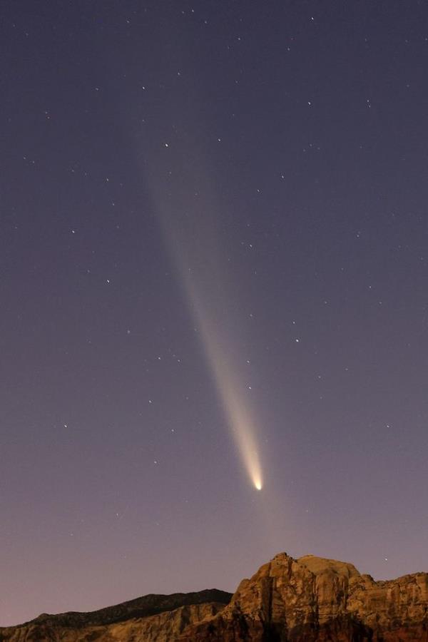 The Comet A3 will be visible with the naked eye tonight, weather permitting