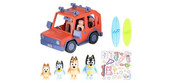 Bluey Heeler Family 4WD Vehicle and 4 Figure Pack