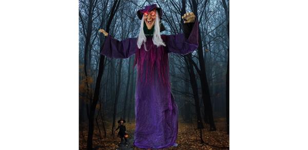 Hourleey 12-Foot Halloween Animatro<em></em>nic Witch