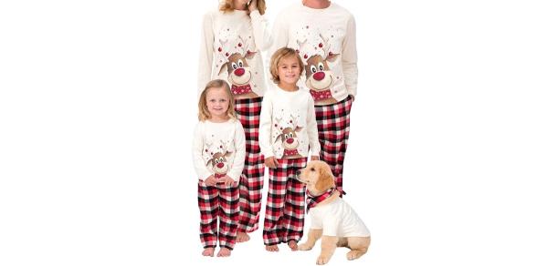 Qiylii Family Christmas Matching Jammies for Adults and Kids