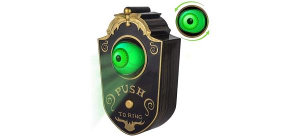 Best Nobie Vivid Haunted Doorbell Animated Eyeball