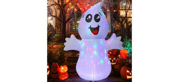 Best Goosh 5-Foot Halloween Inflatable Outdoor Cute Ghost