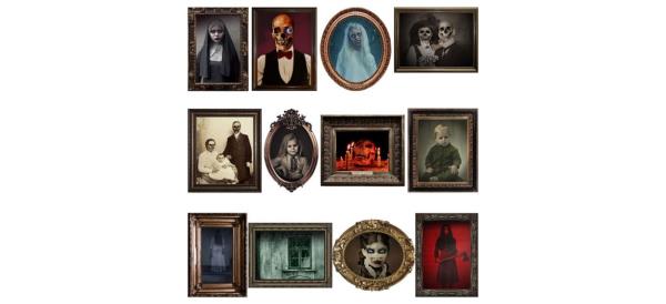 Best Duaiai Laminated Halloween Gothic Creepy Portraits