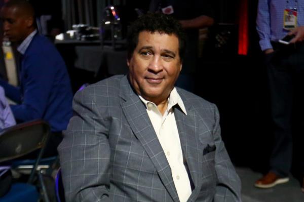 Greg Gumbel is pictured before the Final Four during the 2016 NCAA Tournament.