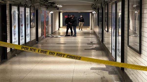 Man burned inside NYC's Penn station