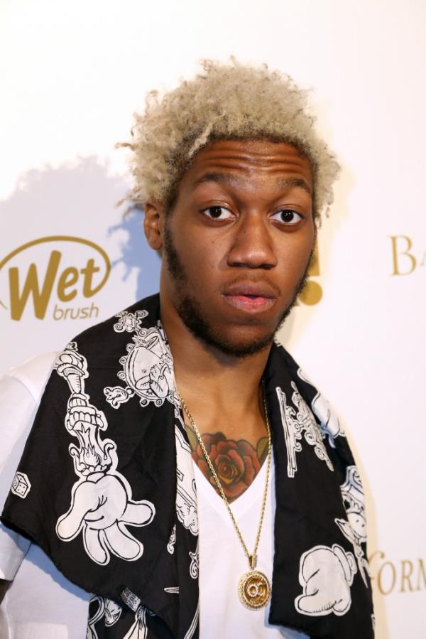 OG Maco attends the OK! 2015 Pre GRAMMY Party at Lure on February 5, 2015 in Hollywood, California.  