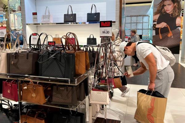 Shopper at Macy's