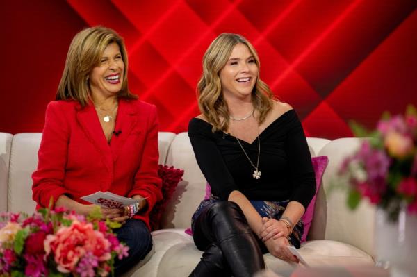 Hoda Kotb and Jenna Bush Hager on "Today"