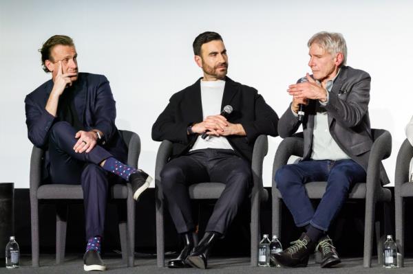 
Jason Segel, Brett Goldstein, Harrison Ford at the Deadline x Apple TV+ "Shrinking FYC" event held at Harmony Gold on December 13, 2024