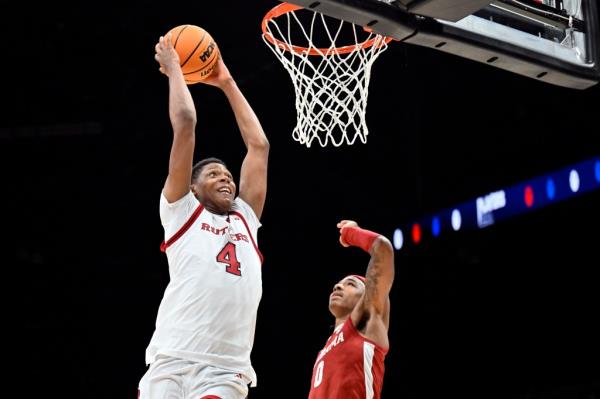 Ace Bailey is averaging 17.6 points and 7.6 rebounds for Rutgers.