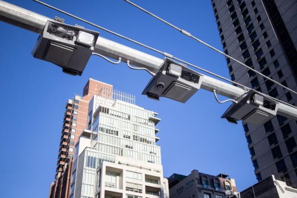 Co<em></em>ngestion pricing toll system and equipment scanners on 2nd Avenue on Thursday, December 5, 2024. 