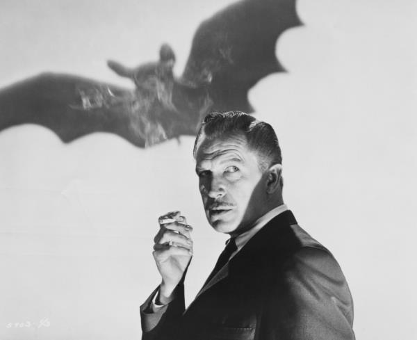 Vincent Price starred as Dr. Malcolm Wells in the 1959 version of the film "The Bat."