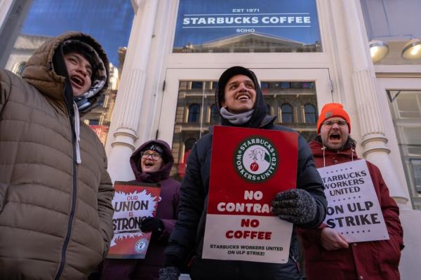 Workers are demanding higher wages. The strike has expanded to dozens of cities and more than 300 stores.