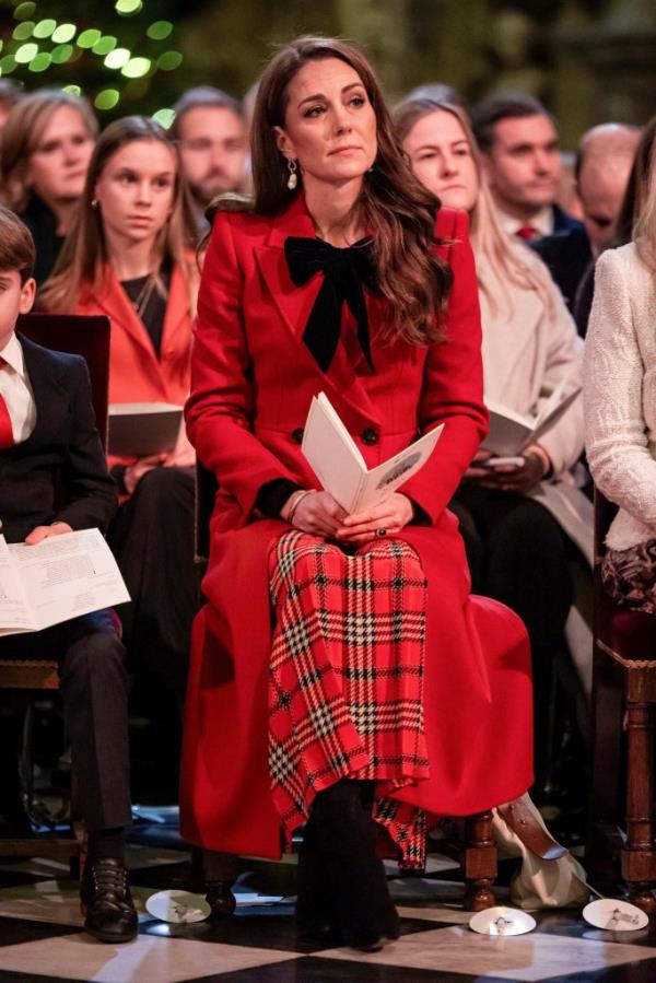 Catherine, Princess of Wales attends the Together At Christmas carol service at Westminster Abbey in London, Britain, December 6, 2024. The special aired on Christmas Eve.