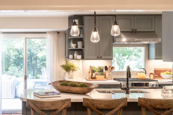 A kitchen included in the property's sale.