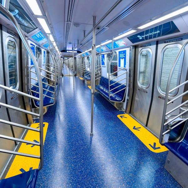 R211T train interior