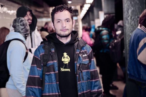 G train rider Nolan Johnson, 35, 