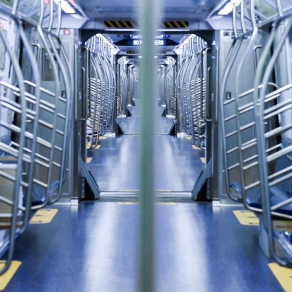 R211T train interior