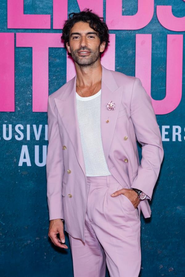 Justin Baldoni at the "It Ends With Us" premiere in NYC on Aug. 6