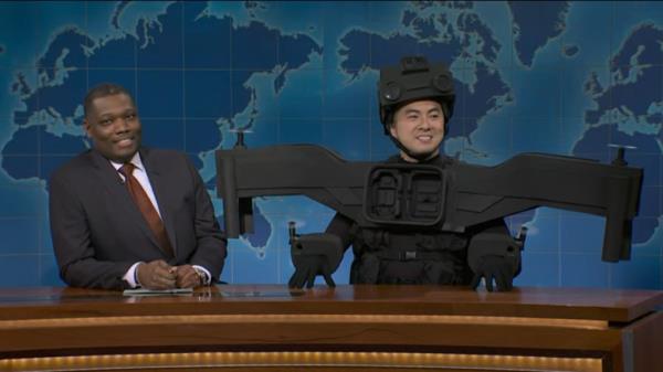 SNL weekend update with Bowen Yang and Michael Che