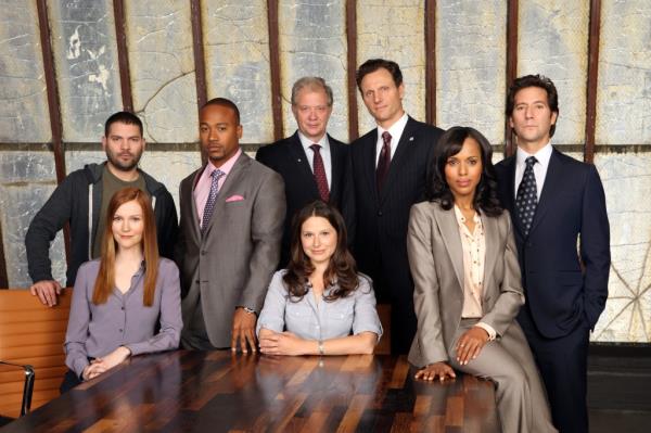 The cast of "Scandal"