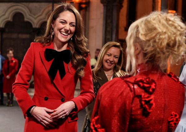 Catherine Princess of Wales at the third annual Together at Christmas carol service.