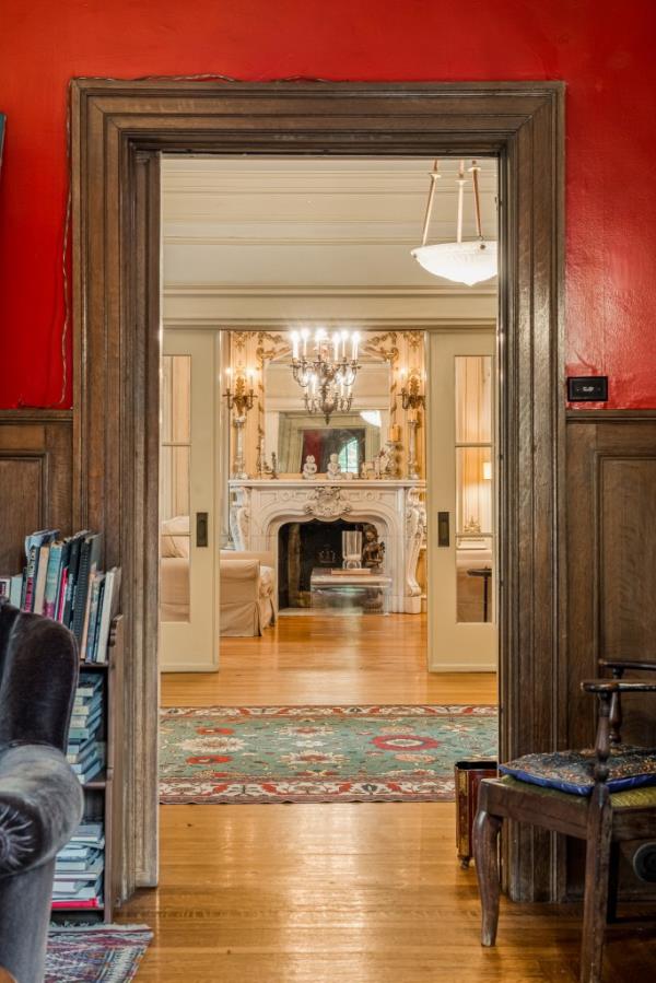 Old word details give the home a 'magical' touch, says the owner 